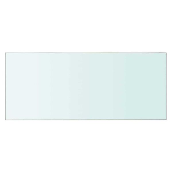 vidaXL Плоча за рафт, прозрачно стъкло, 70 x 30 см