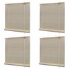 vidaXL Естествени бамбукови ролетни щори 4 бр 120x160 см