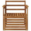 vidaXL Комплект дивани за открито Естествен 71 x 63 x 73 см