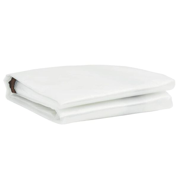 vidaXL Прозрачен брезент с капси 2х3 м Полиетилен