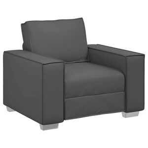vidaXL Диван стол Сив 100 cm Изкуствена