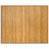 vidaXL Килим, правоъгълен, натурален, 80x100 см, бамбук