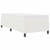vidaXL Легло с пружинирана основа Слонова кост и бяло 90 x 190 cm
