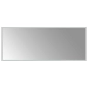 vidaXL LED огледало за баня Прозрачен 100 x 40 cm закалено стъкло