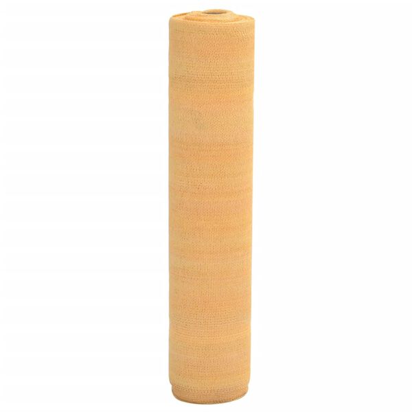 vidaXL Засенчваща мрежа пясъчна 1,5x25 м HDPE 75 г/м&sup2;