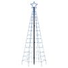 vidaXL Коледна светеща елха с шипове 220 LED синя 180 см