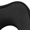 vidaXL Пътен възглавник за врат Черен 27 x 26 x 14 см Мемори пяна
