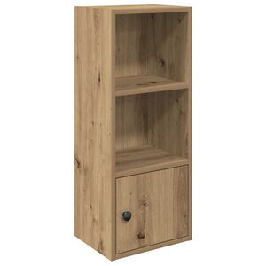 vidaXL Библиотека, дъб артизан, 31x24x77 см, инженерно дърво