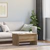 vidaXL Масичка за кафе Дъб 102 x 50,5 x 46,5 см Инженерно дърво