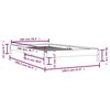 vidaXL Стифиращо легло 100x200 см масивно борово дърво