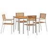 vidaXL Комплект за хранене в градината 5 pcs