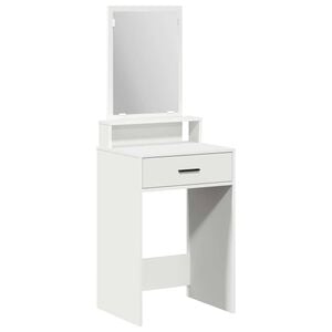 vidaXL Тоалетка Бяло 50 x 41 x 140 см Инженерна дървесина