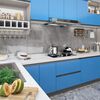 vidaXL Самозалепващо фолио за мебели, лазурносиньо, 500х90 см, PVC