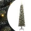 vidaXL С изкуствено коледно дърво с 300 LED светодиода Зелен 180 cm
