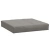 vidaXL Палетна възглавница, меланж тъмносиво, 60x60x9,5 см, плат