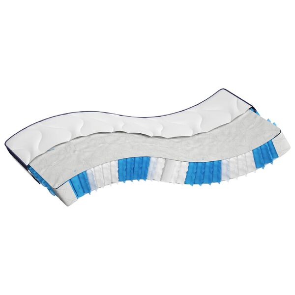 vidaXL Матрак покет пружини, средна твърдост, 120x200 см