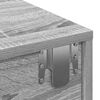 vidaXL Стенен рафт с чекмеджета сив сонома 80x33x17 см инженерно дърво