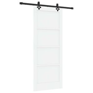 vidaXL Преплъзваща се врата ORKDAL 83 x 202 см Бяло
