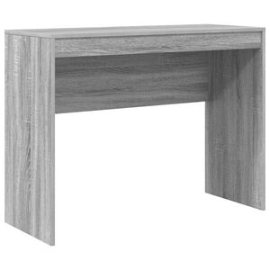 vidaXL Бюро Сив Сонома 100 x 40 x 76 см
