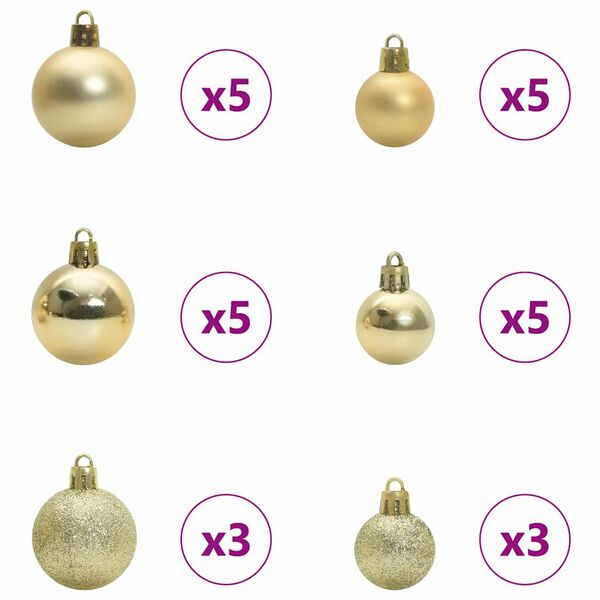 vidaXL Изкуствена коледна елха със сняг и LED светлина 180 cm