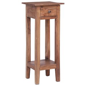 vidaXL Поставка за саксии, 30x30x75 см, махагоново дърво масив