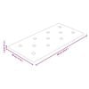 vidaXL Стенно табло за легло 12 pcs Крем 60 x 30 cm Изкуствена