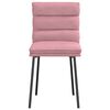 vidaXL Трапезни столове, 4 бр, розови, кадифе