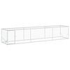 vidaXL Птича птица Сребристо 500 x 100 x 100 cm Поцинкована стомана