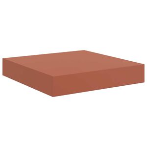 vidaXL Стенен рафт Монтиране на стена Червено 23 x 23,5 x 3,8 cm
