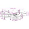 vidaXL Комплект дивани за открито 5 pcs Натурален и Бежов