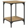 vidaXL Масичка за кафе Дъб 40 x 40 x 55 см Инженерна дървесина