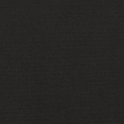 vidaXL 2-местен диван, черен, 140 см, текстил