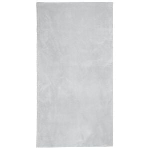 vidaXL Килим HUARTE с къс косъм, мек и миещ се, сив, 60x110 см