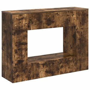 vidaXL Конзолна маса Пушена Дъб 101 x 29 x 74 см
