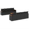 vidaXL Patio Sofa Set 8-местни Black