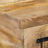 vidaXL Нощно шкафче 60x32x80 cm Масивна груба дървесина Манго