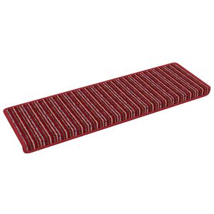 vidaXL Самозалепващи стъпаловидни постелки 15 бр. 65 x 21 x 4 cm