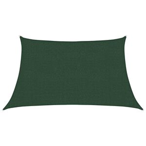vidaXL Платно-сенник, 160 г/м&sup2;, тъмнозелено, 3/4x2 м, HDPE