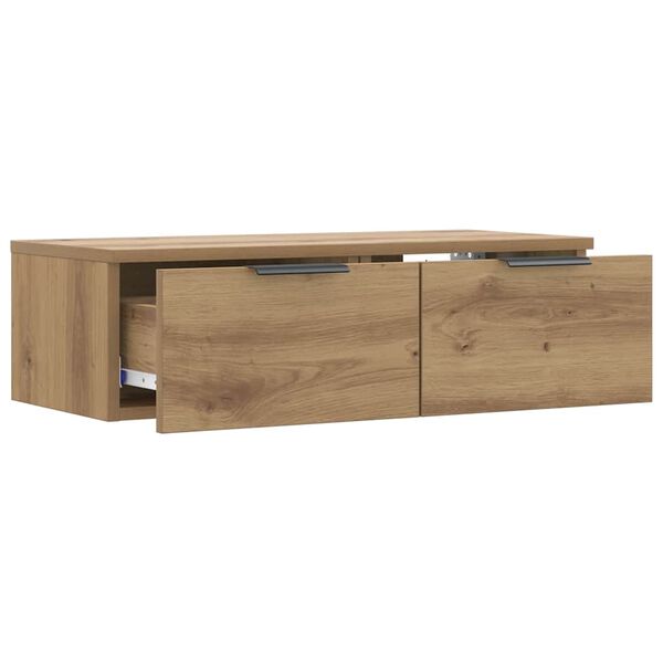 vidaXL Стенни шкафове Artisan Oak 68x30x20 cm Инженерна дървесина