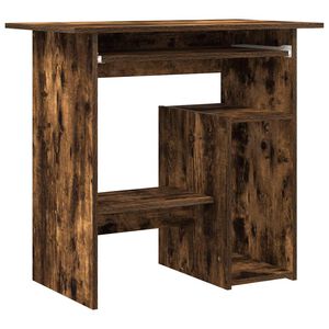 vidaXL Бюро, опушен дъб, 80x45x74 см, инженерно дърво