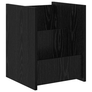 vidaXL Етажерка за списания с рафт Черния дъб 35 x 35 x 45 см
