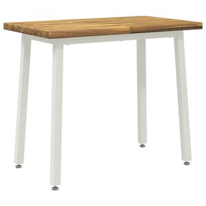 vidaXL Квадратна хранителна маса 90 x 55 x 75 см