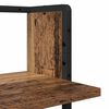vidaXL Комплект стенни рафтове 4 pcs Старо дърво 65 x 25 x 30 cm