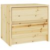 vidaXL Нощно шкафче, 40x30,5x35,5 см, масивна ела