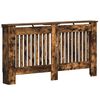 vidaXL Калъф за радиатор Опушен дъб 152 x 19 x 81,5 cm