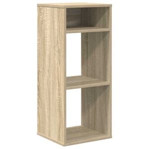vidaXL Библиотека, дъб сонома, 34x31x80 см, инженерно дърво