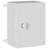 vidaXL Контролен шкаф Сив 25 x 13 x 24 см ABS пластмаса