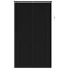 vidaXL Венецианска щора Черен 213 x 110 см 25 mm ПВЦ
