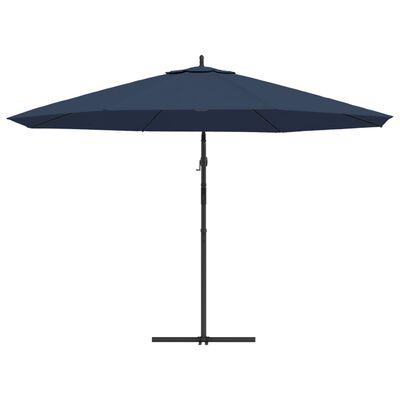vidaXL Свободновисящ чадър за слънце, 3.5 м, син