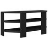 vidaXL Ъгловшкафзателевизор Черно 102x40,5x45см Инженерно дърво
